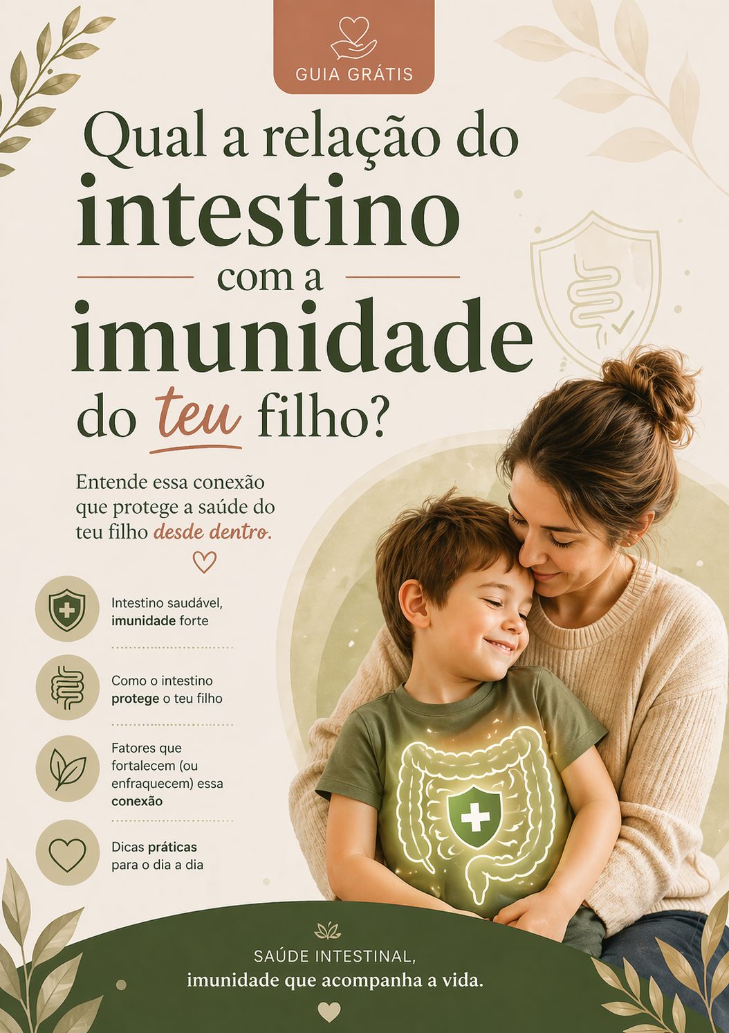 Capa do guia Intestino e Imunidade