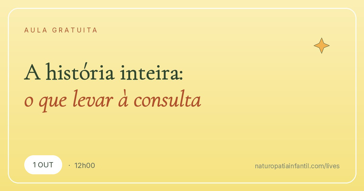 A história inteira: o que levar à próxima consulta