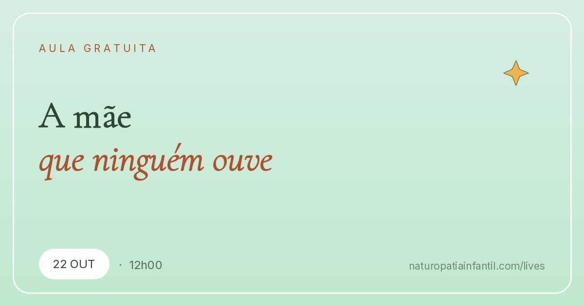 A mãe que ninguém ouve